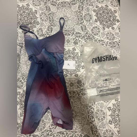 GYMSHARK | BRAND NEW | STRAPPY ALL IN ONE WORKOUT BODYSUIT | MYSTIC LILAC - Picture 8 of 8